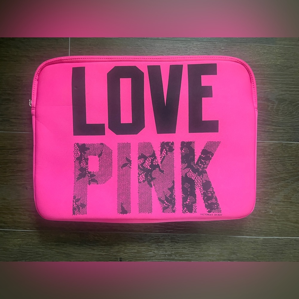 Pink Victoria secret Laptop sleeve